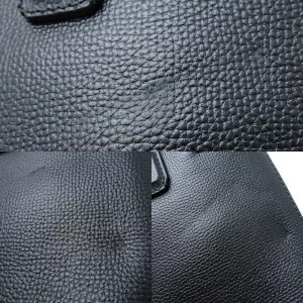 BURBERRY Banner Handbag Leather Black - Picture 4 of 8